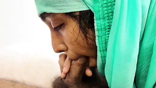 MUSLIM hijabi deepthroat queen want my cum twice