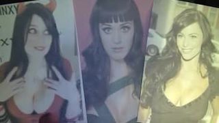 Sperma eerbetoon - Hannah Minx, Katy Perry &amp; Sophia Vergara
