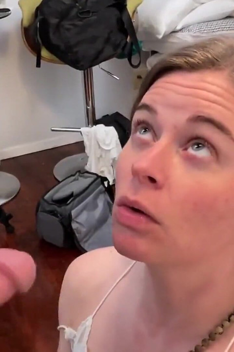 Submissive Girl Talks Down to Herself While Having Her Throat Reamed by a Giant Dildo
