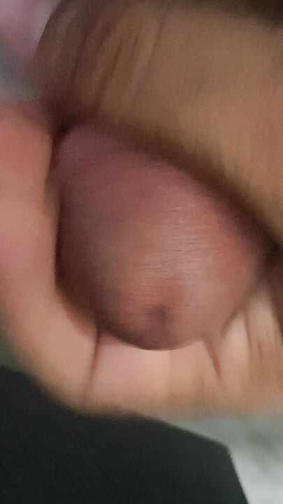 In the bathroom, there was a cock that was getting an erection, only knowing how to endure it, not having to do it