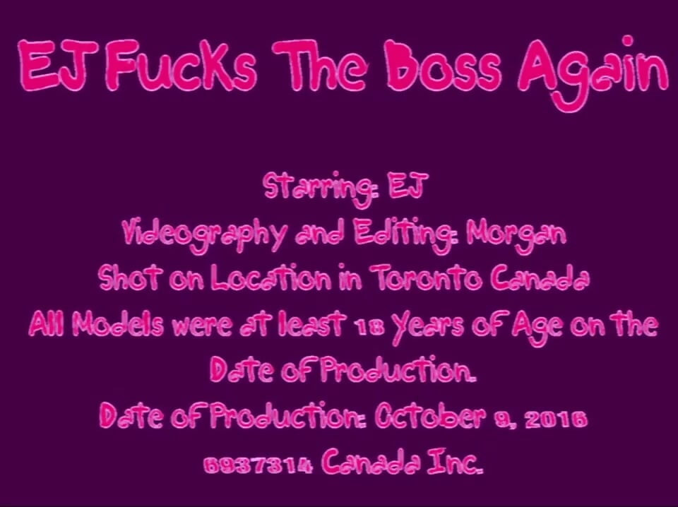 EJ fucks the boss again