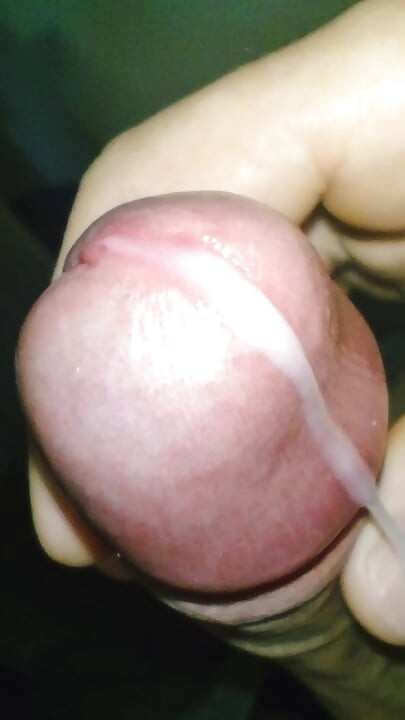 Close up mushroom head and big cock cumshot for you