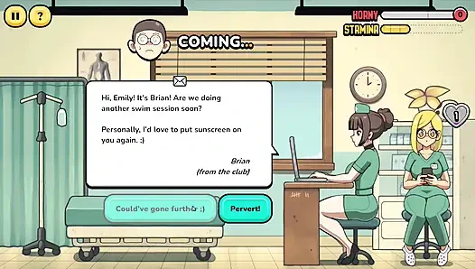 Hentai Game - Problematic Student - LVL 2 Teacher Fucks Students