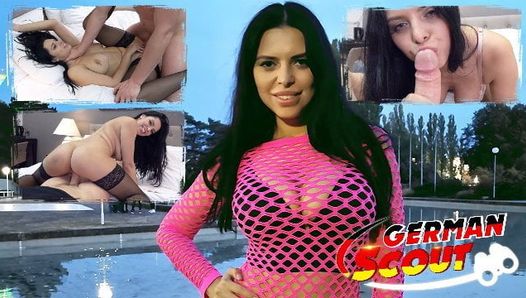 Exploradora alemana - la milf Kira Queen con tetonaA naturales habló sobre el sexo