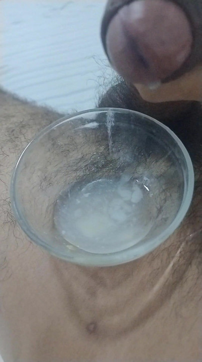 Sometimes I enjoy saving my cum for later..