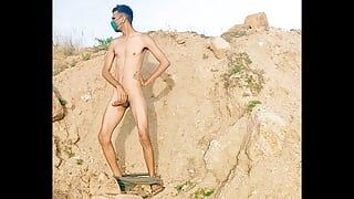 Mountain track sex in open place desi gay men