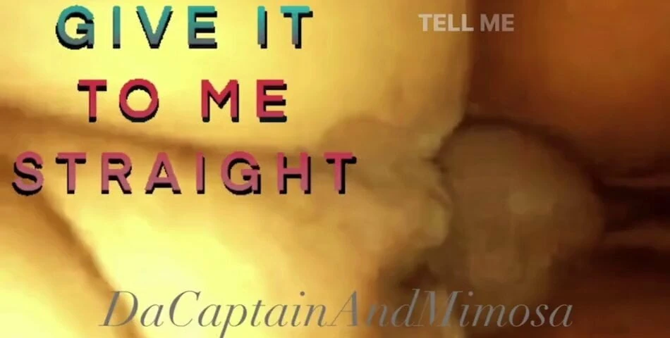 Dacaptainandmimosa in give it to me straight creamy doggy