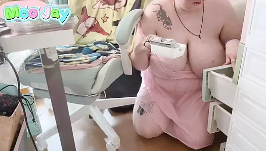 POV Roleplay: Stepsister knows you're peeking at her ass and big tits