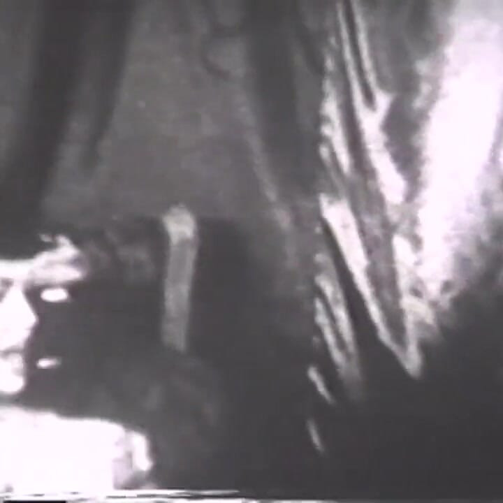 Brunette's old fashioned stripping