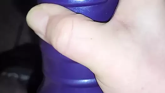 Fucking my new Dillion Harper fleshlight sleeve