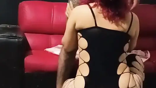 Reicher Fickt in Dessous Mit High Heels