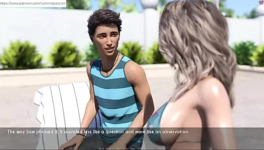 AWAM - Sam massage lotion on Sophia back