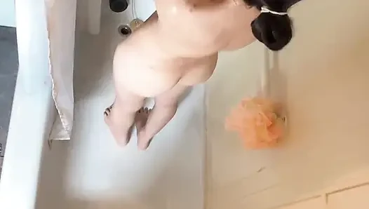 POV Hana in Shower Time POV Video