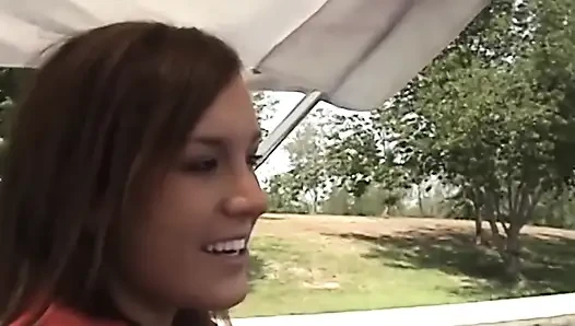 Beautiful Young Girl Creampie Inside Pussy Doggy Style by Big Cock