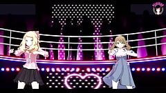 May & Serena Dancing (3D HENTAI)