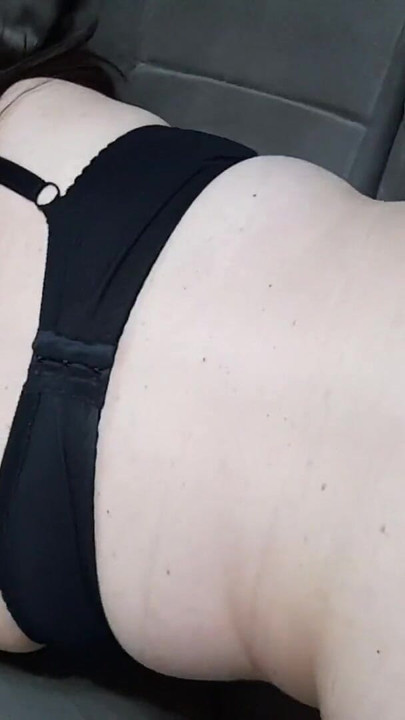 Powerful moment from "Brought home from the club someone's wife with huge breasts and fucked her"