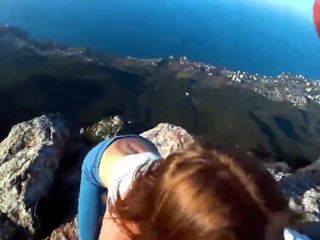 Risky Public Sex On a Cliff