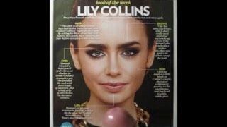 Lily Collins hat Sperma-Hommage MMBK-Nr. (3)