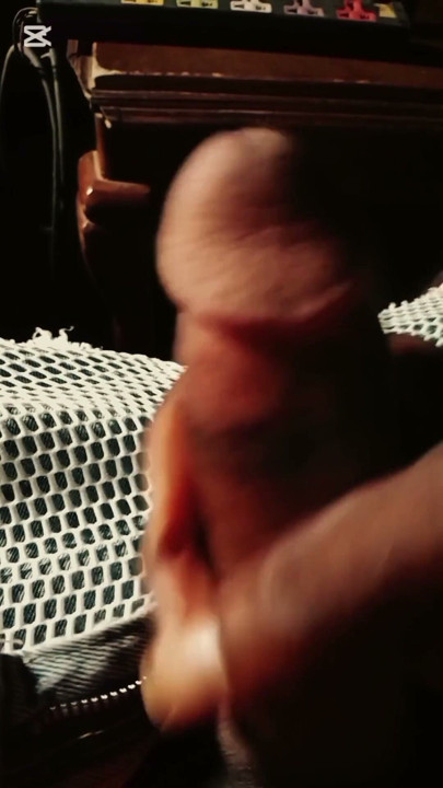 Wanking my big black dick | Clip 1