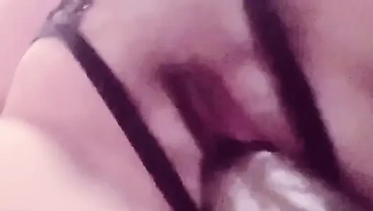 Watch Me Fuck My Little Pussy with My Huge BBC Dildo