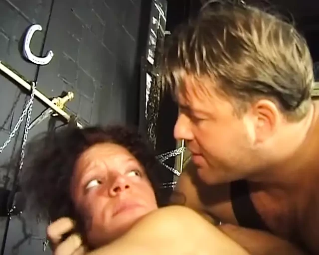 Hot and skinny German babe fucked in BDSM action