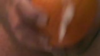 Masturbating with a  Pumpkin