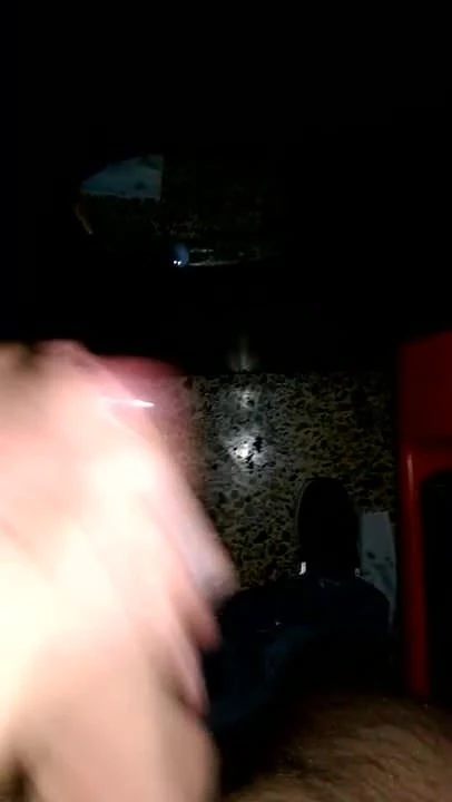 Jerking at gloryhole