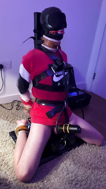 Twink Strapped up and Milked Relentlessly