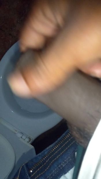 Masturbating at bathroom