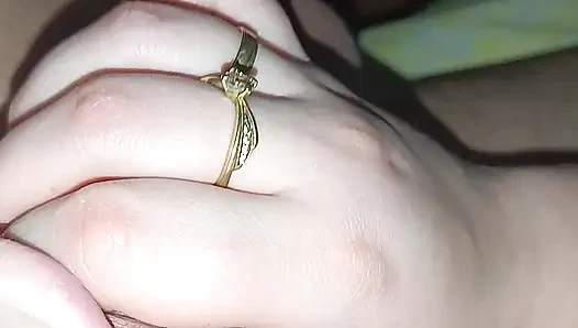 Passionate smoking and jerking off