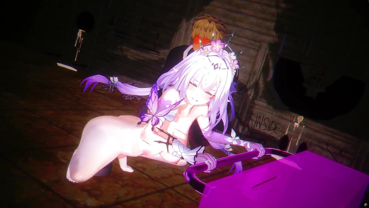 Honkai Star Rail - грубый секс касторицы с игрушками для взрослых, гэнгбэнг, кримпай и сквирт, 3D хентай секс-анимация
