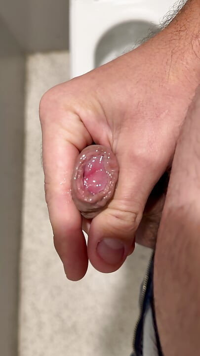 Cumshot after stress