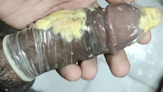 Indian slave punished with ginger flavored condom