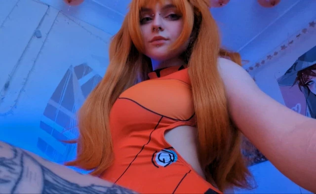 Cutie Anna loves cosplay and anal plug