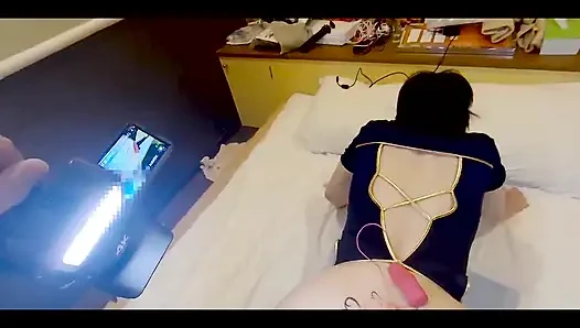 Polisi erotis Mayu no84, orgasme kejang, muncrat, bicara kotor, menjilati anal, tenggorokan dalam, penutup mata, vibrator anal, creampie