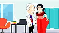 Индийскую маму с большой задницей жестко трахнул доктор с большим членом с хинди аудио