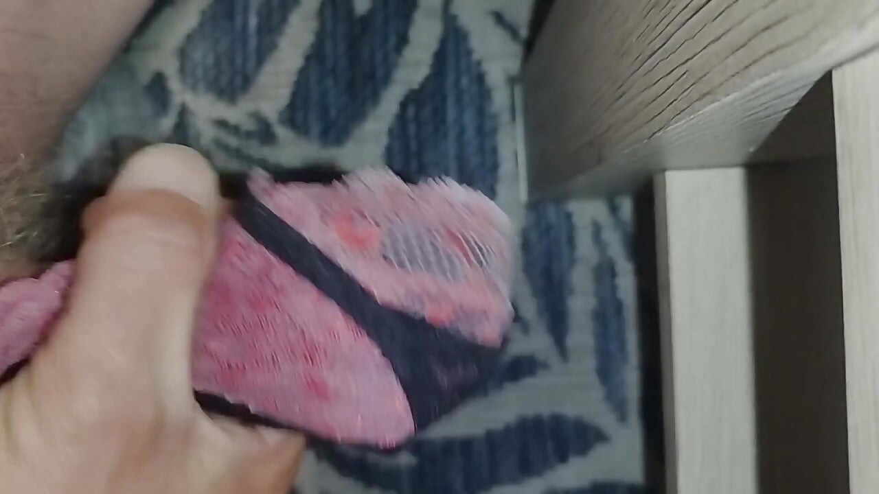 隣人から盗んだ汚れた下着