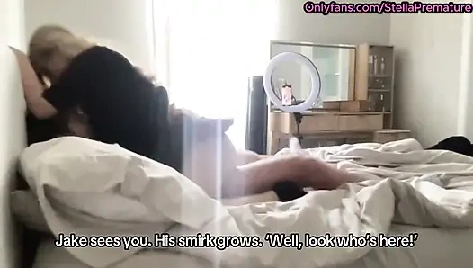 Cuckold Husband Gets Sloppy Seconds After Watching the Bull Breed Me - StellaPremature Cumshot Compilation