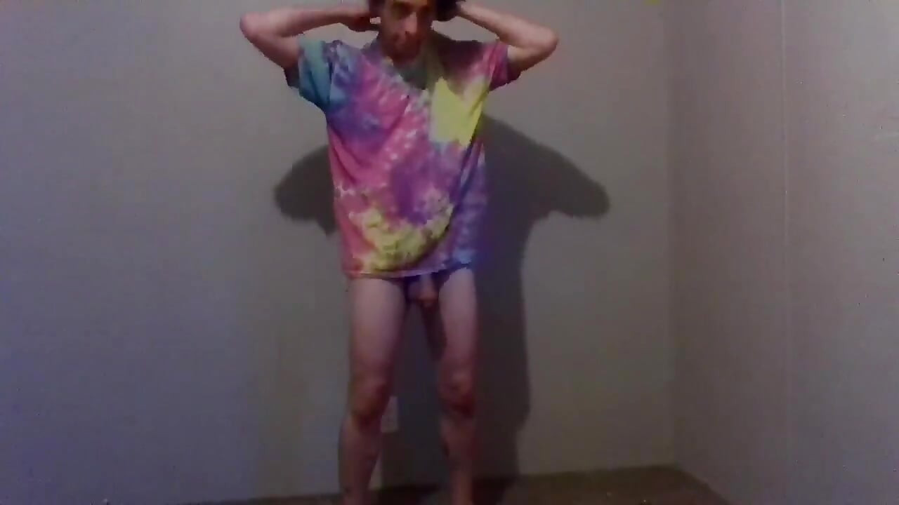 Trying Clothes; Playing, Dressing and Undressing - Tye Dye T-shirt Pt 15