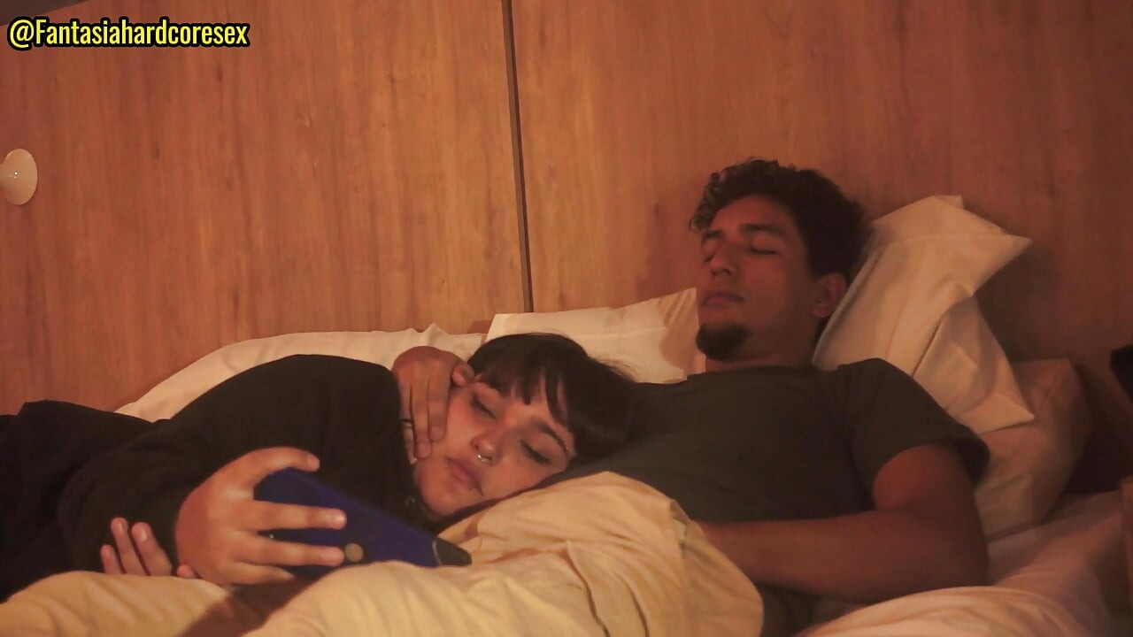 My Stepsister Swallows My Penis After Watching the Movie, They Almost Discovered Us