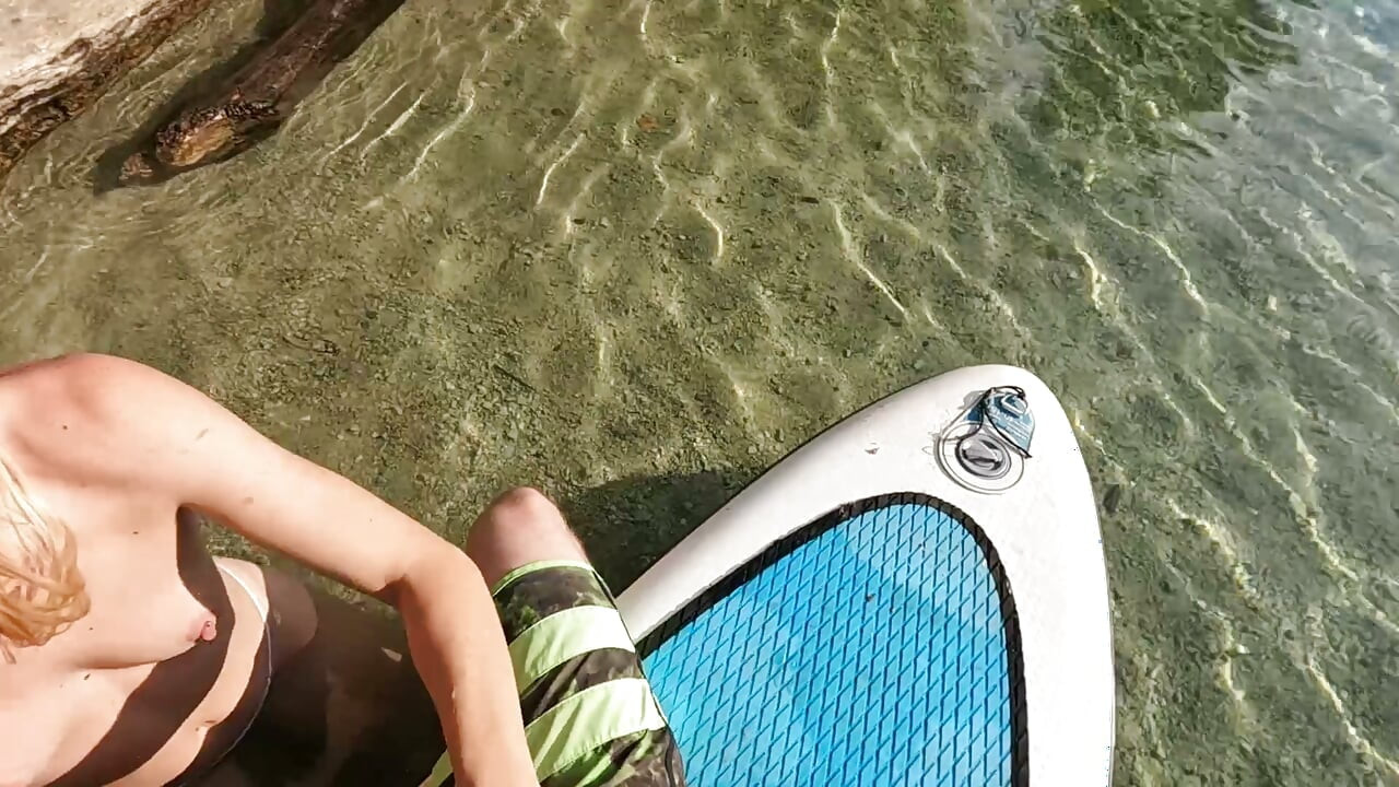 Fucking on a Paddleboard & Getting a Facial at the Lake POV