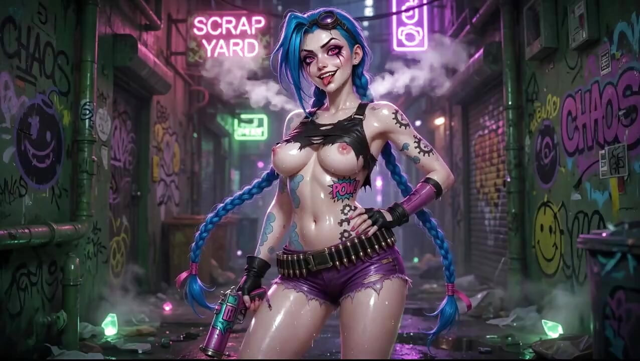 Jinx Wet Tease Compilation Big Tits and Ahegao Full