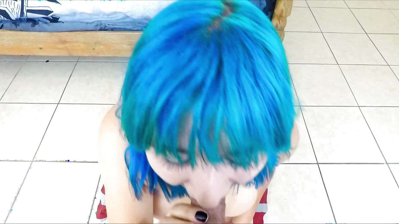 Emo Teen Swallows My Cock