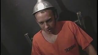 Lusty brunette gets deep anal pumping by a horny convict