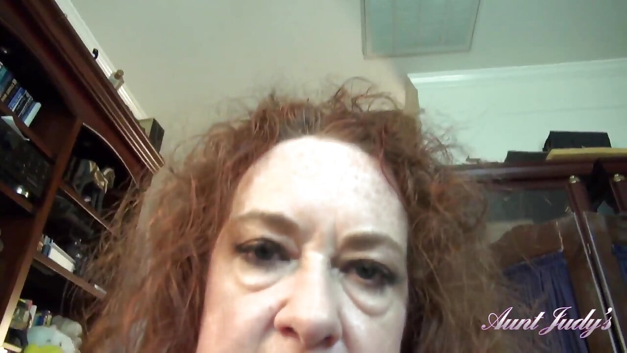 Auntjudys - Your Horny Mature Step-aunt Ms. Ginger Catches You Masturbating (pov)