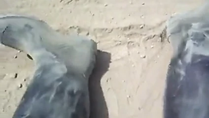 cumming üzerinde benim lastik çizme