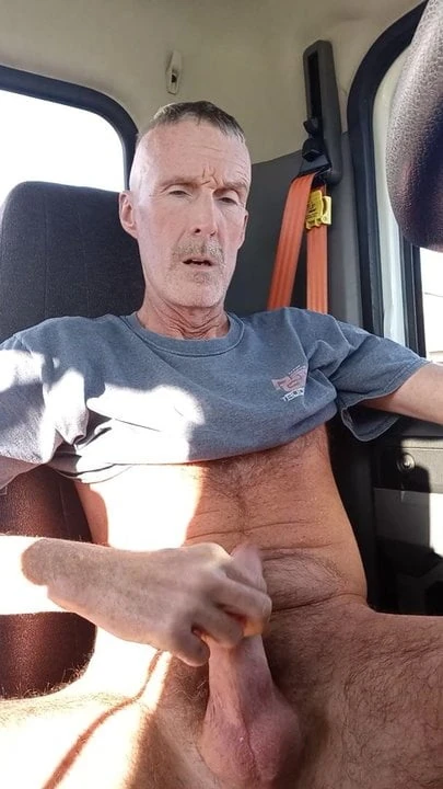 Hot jack with cum dripping of cock