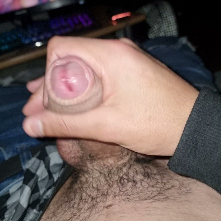 I was horny and played with my big cock, do you want too?
