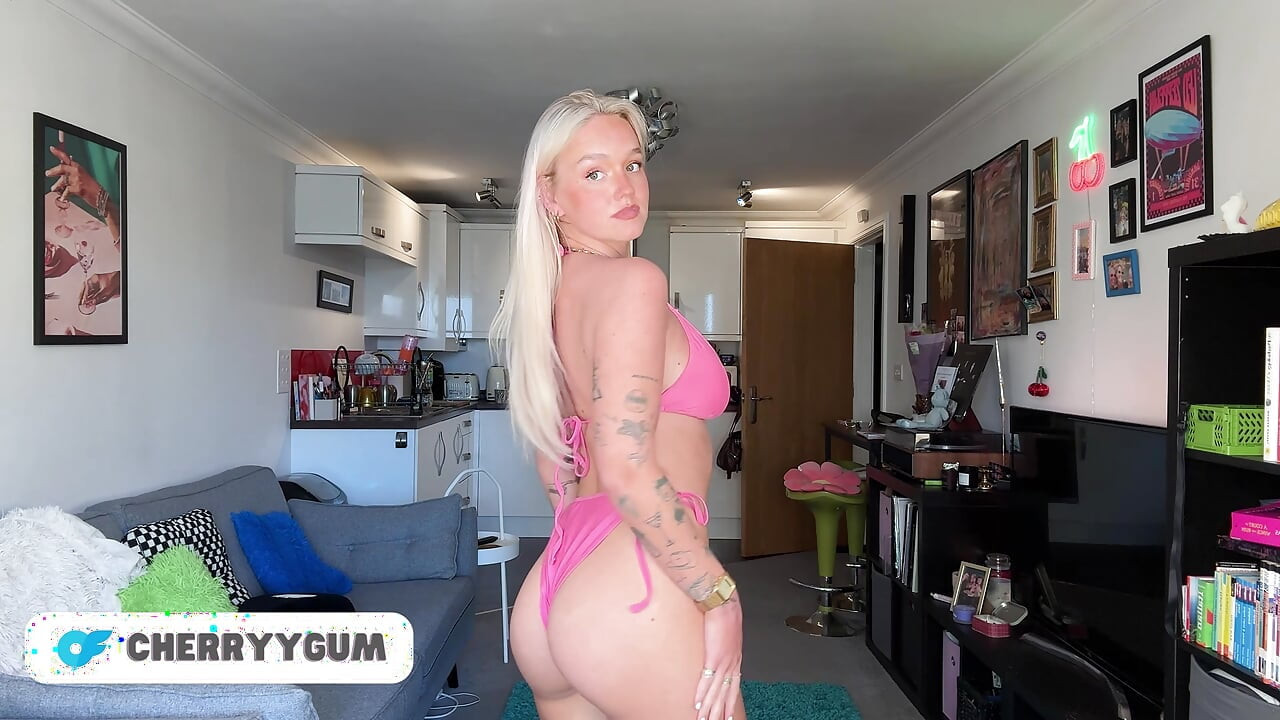 Petite Teen Trys on see through Stockings NUDE