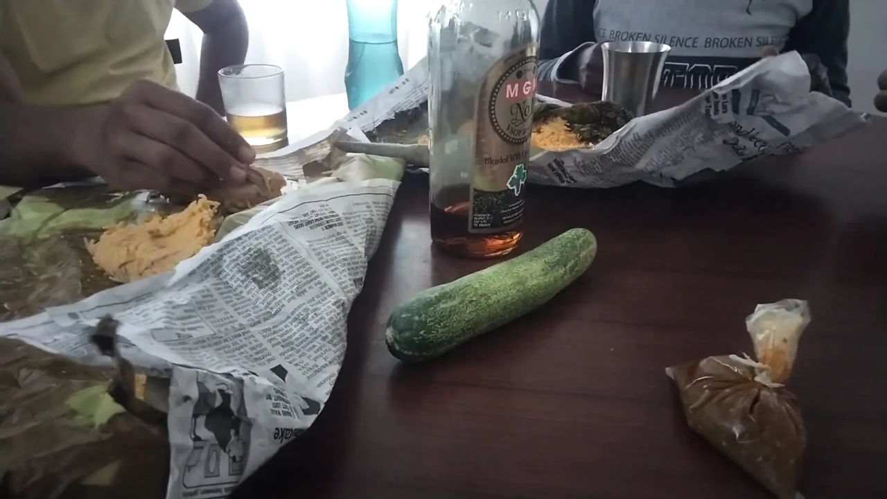 Dirty Talking Tamil on Dinner Table